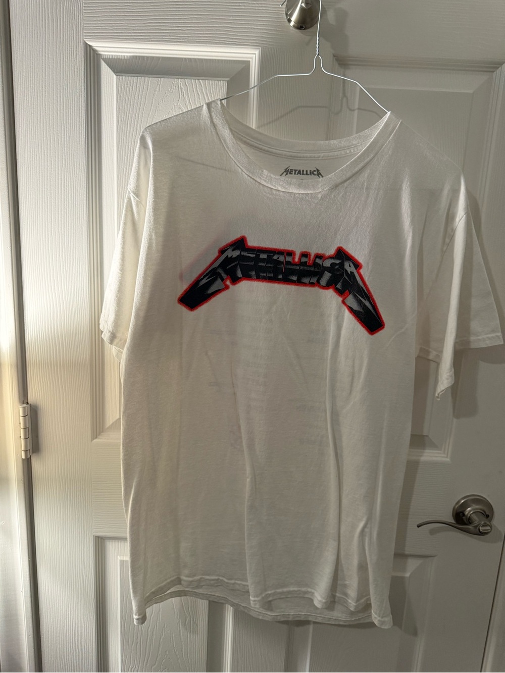 Men's White Graphic Logo T-Shirt